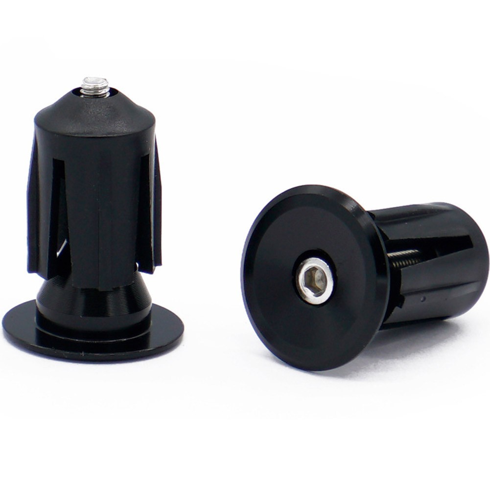 Aluminum Alloy Screw End Cap for Road and MTB Black Finish for Durability