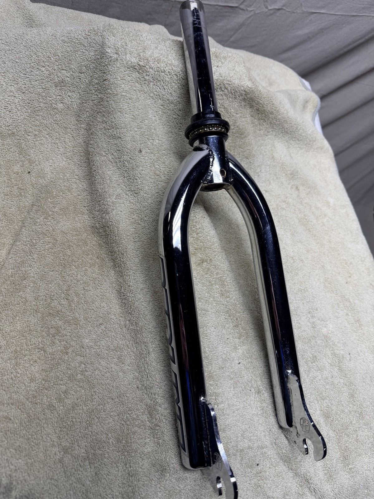 Mid School BMX 2000 Redline 1 1/8in Threadless Forks 20in – Chrome – 8/10 Clean