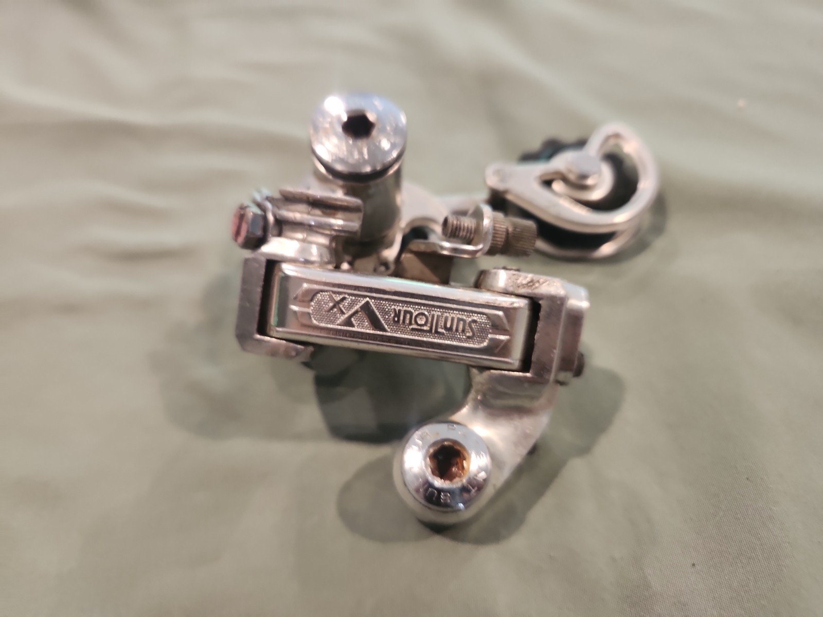 Suntour VX GT Rear Derailleur Vintage Alloy, Long Cage, Bolt-On for Touring