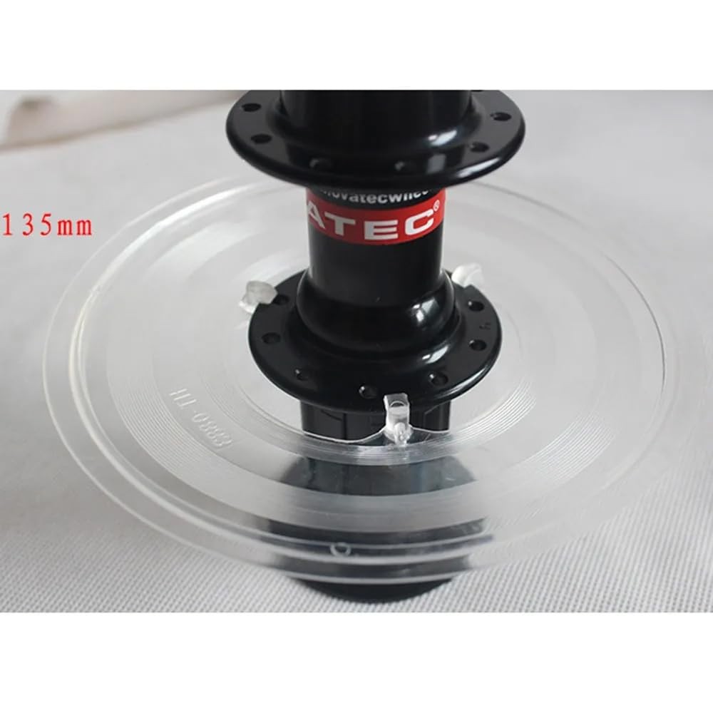 3 Pack Bike Spoke Protector Flywheel 135 mm/ 5.31 inch, Transparent