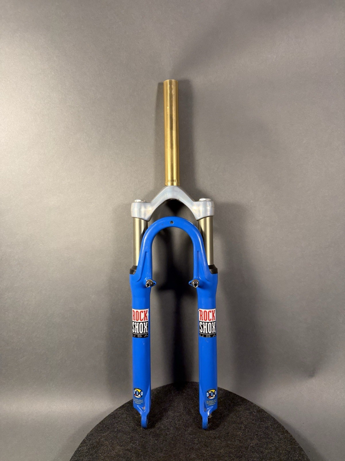 Rock Shox SID Fork XC C3 1 1/8 63mm Rim Brake 26 OG BLUE. Vintage First Gen.