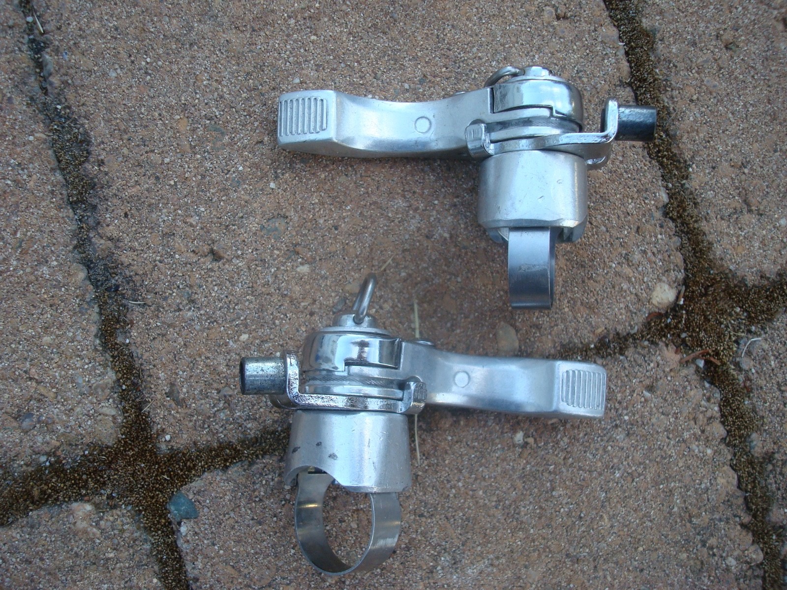 Vintage SunTour Power Thumb Shifter Set Adjustable Clamp 1980s MTB Bike Friction