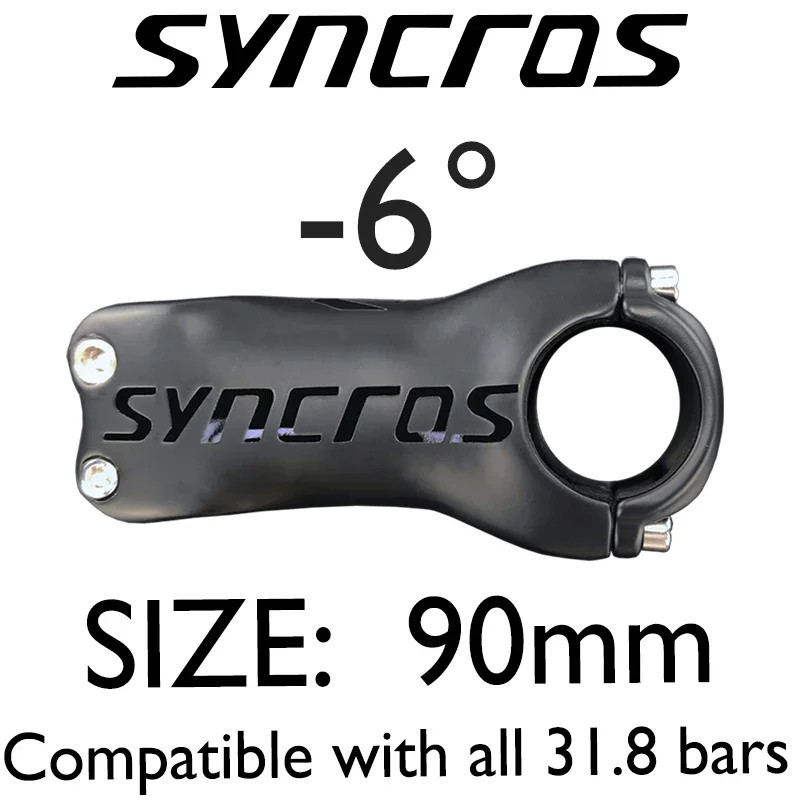 MTB Mountain/Road Bike Stem Angle 6/17 Degree 60-120mm Carbon Stem 28.6mm