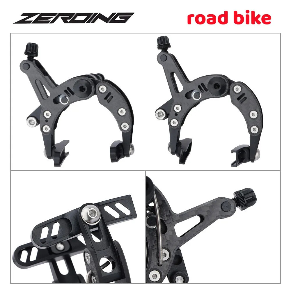Folding Road Bike Carbon Fiber Side Pull Rim Brake C Brake Dual Pivot Caliper