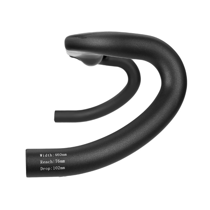 340-460mm 33° Hidden Wiring Road Bike Handlebar Carbon Gravel Big Flare Bar