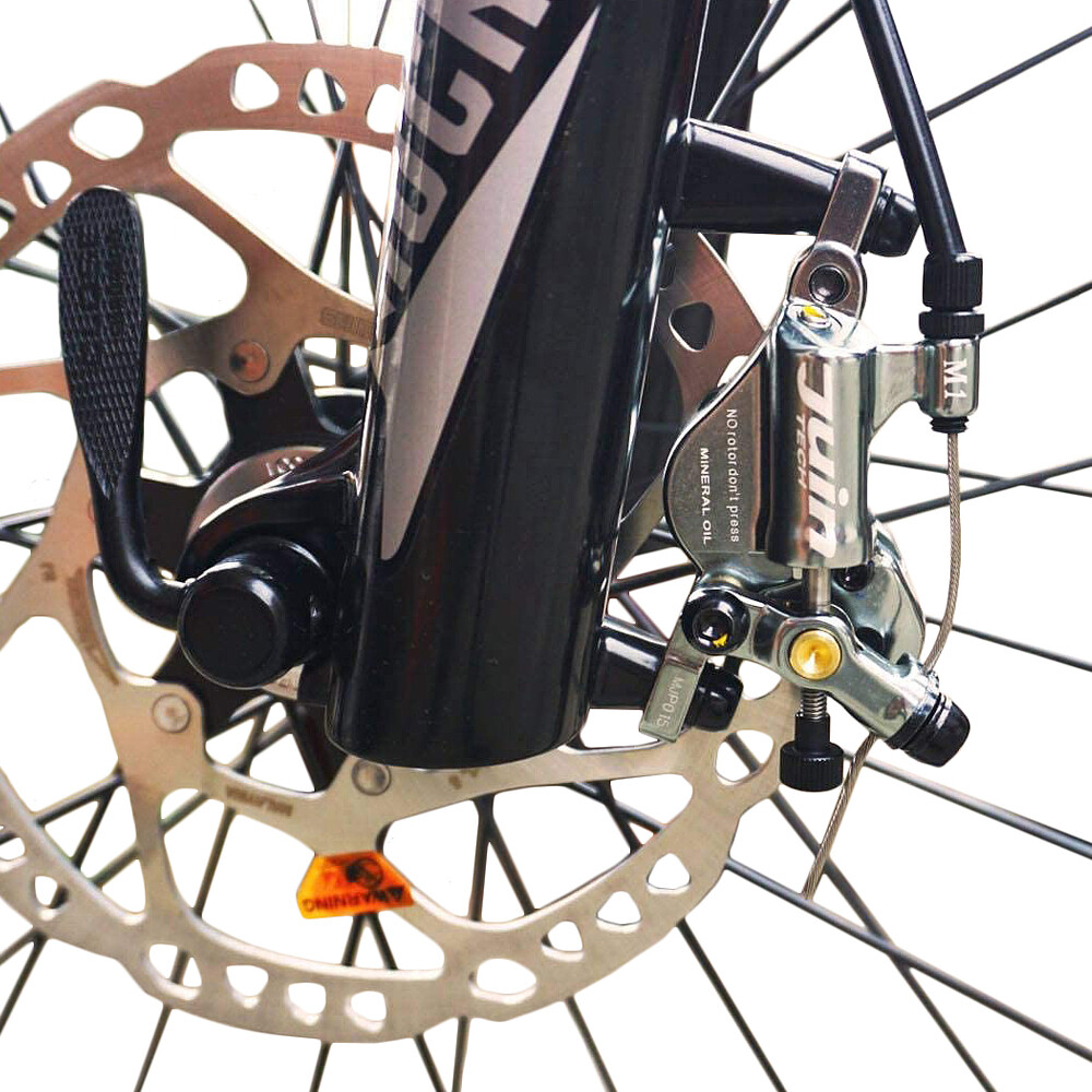 JUIN TECH M1 Hydraulic MTB E-bike Disc Brake set 160mm w/ Rotor (F+R) , Black