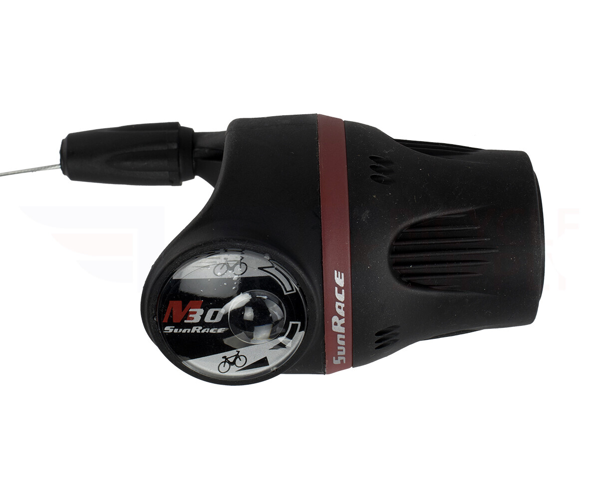 NEW! GENUINE SUN RACE RIGHT TWIST SHIFTER 7/SPEED TSM-37 IN BLACK