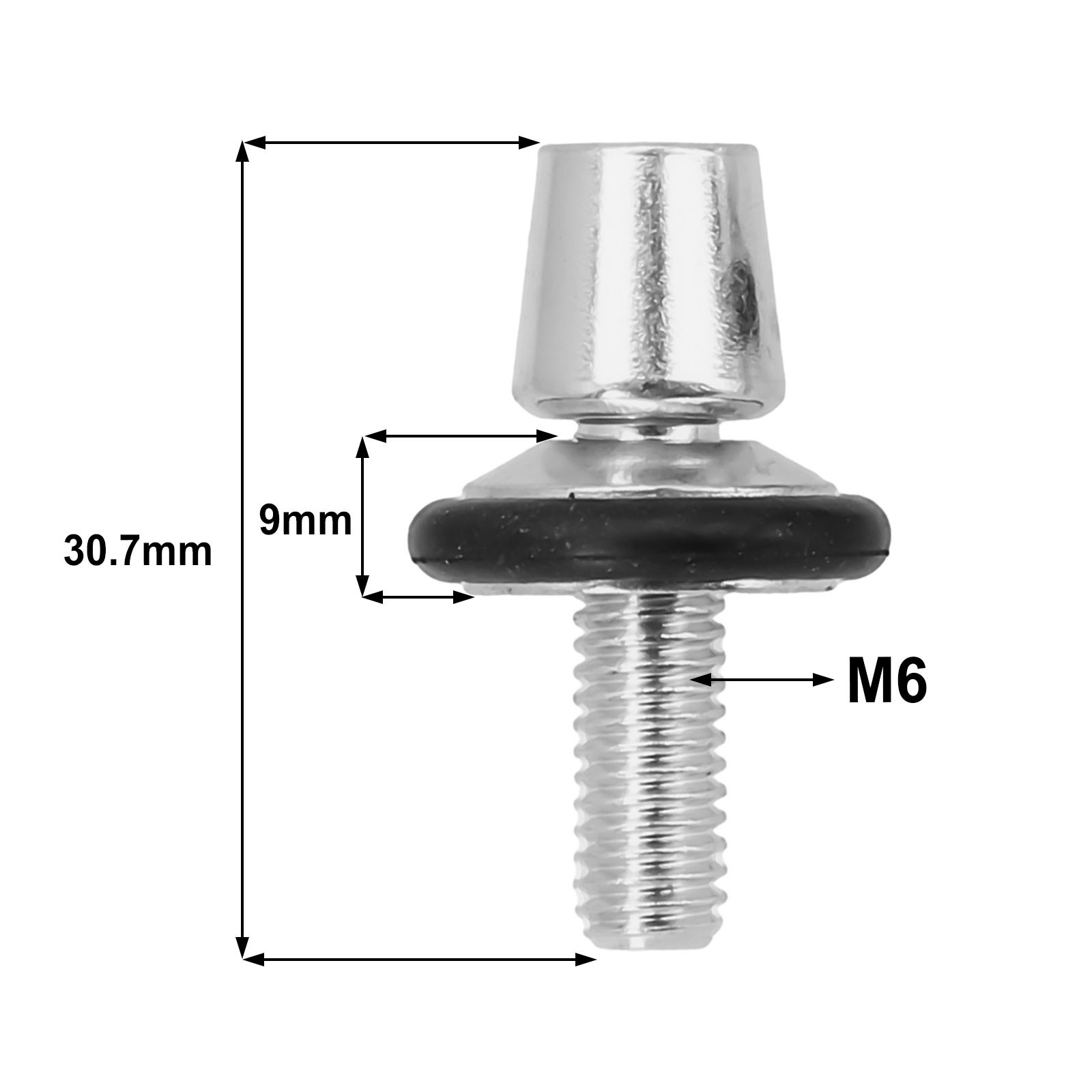 Enhanced Bike Bicycle C-V Brake Caliper Cable Adjusters M6 (78 Characters)