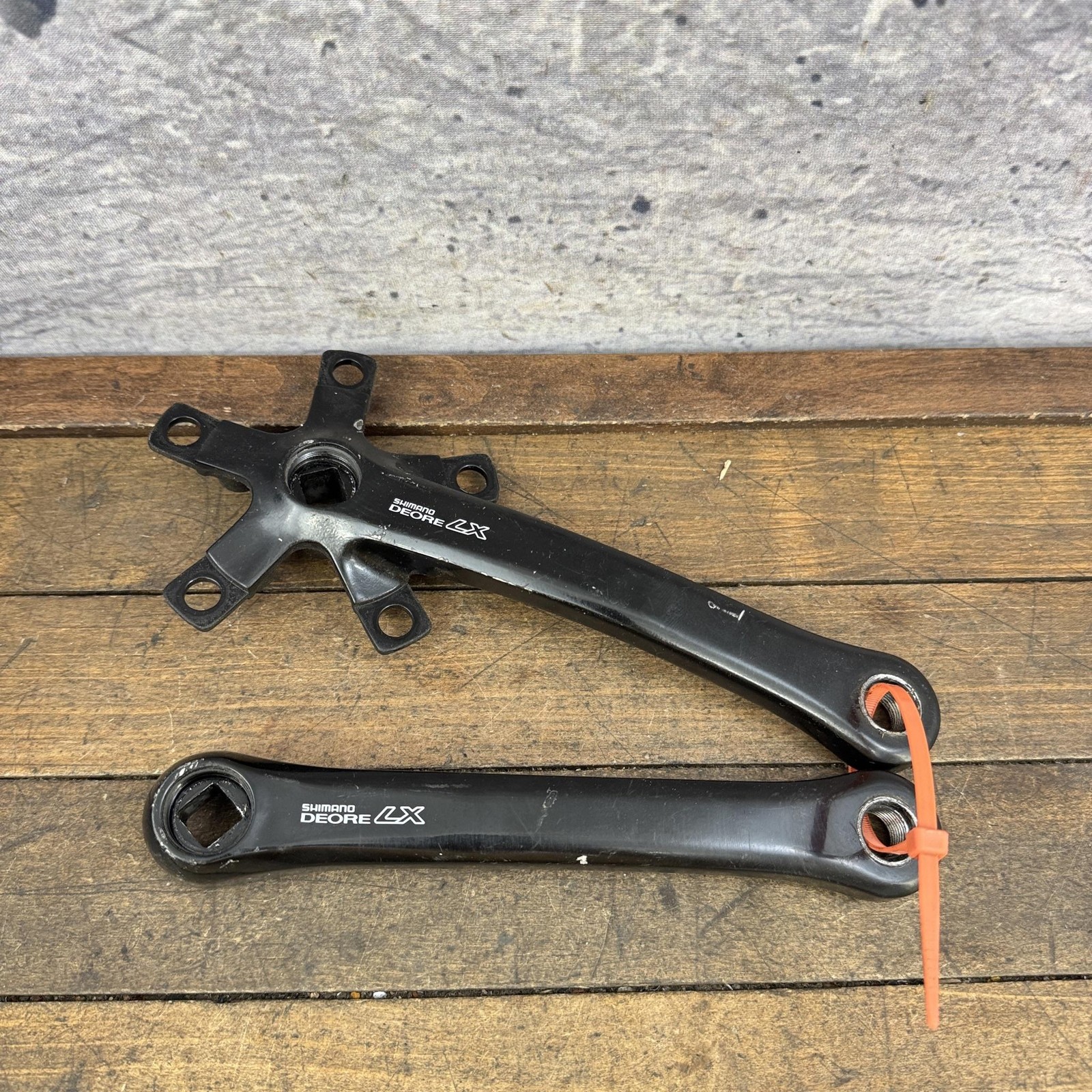 Vintage Shimano Deore LX FC-M563 Crankset TRIPLE 175mm 94 BCD Black 90s MTB OG