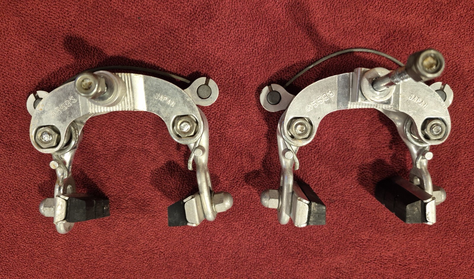 1970’s Vintage DIA-COMPE 610 DROP FORGED Center Pull Road Brake Calipers