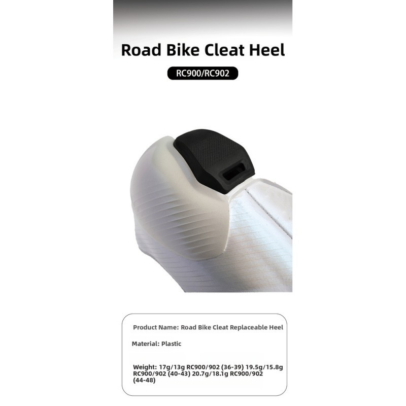 Plastic Cycling Shoe Heel Pads Replacement for RC900 901 902 903 Road Bike