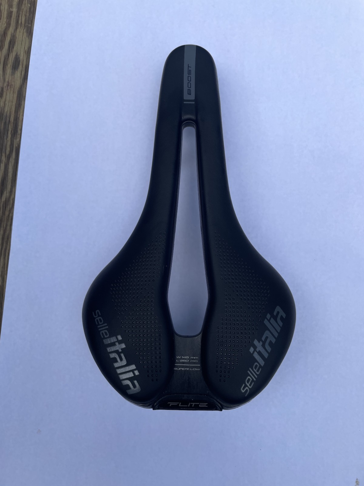 Selle Italia saddle FLITE BOOST TI316 SUPERFLOW L3 145 x 250 mm size