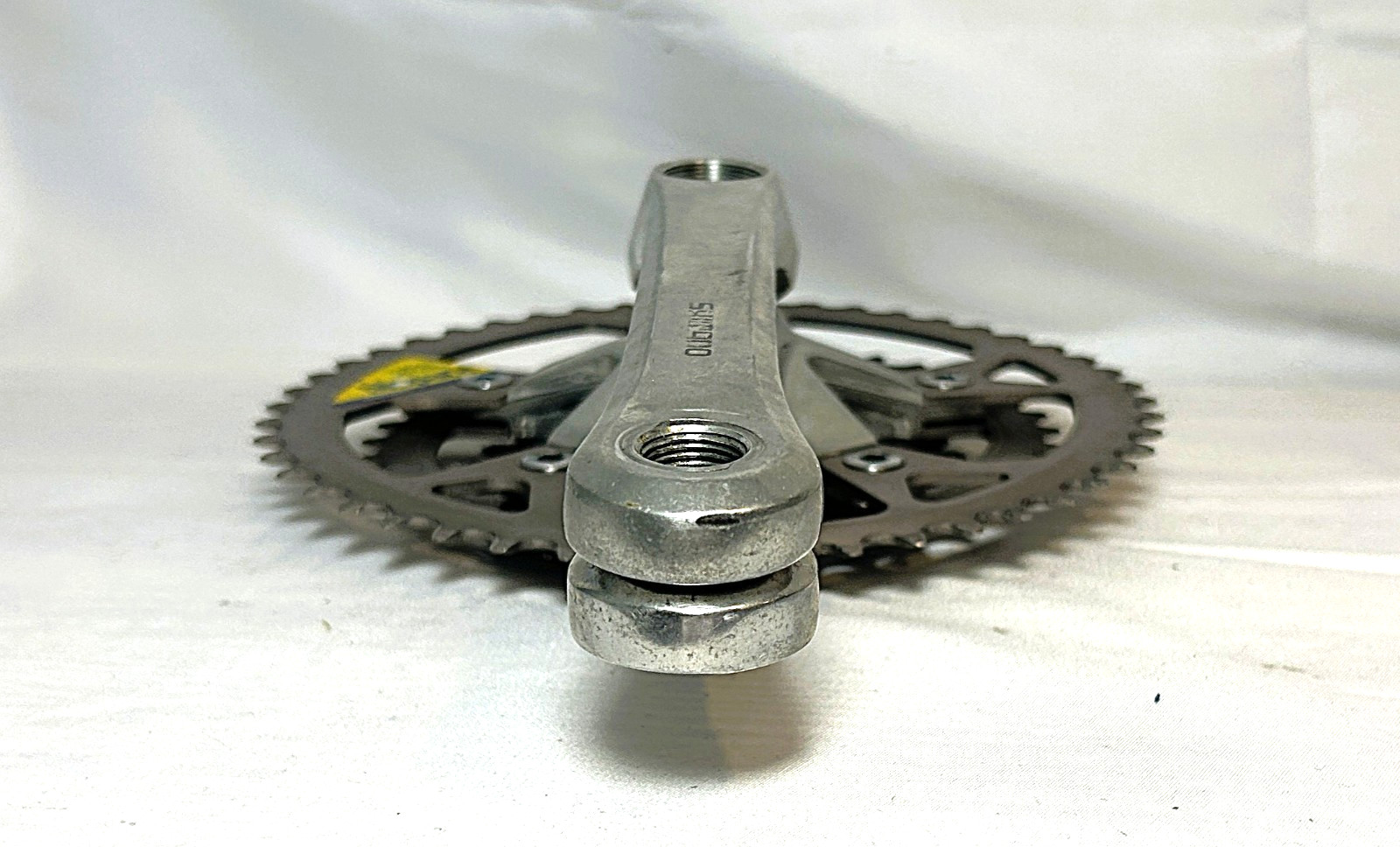 Vintage SHIMANO FC-B124 triple crankset mountain bike mtb biopace deore race xc