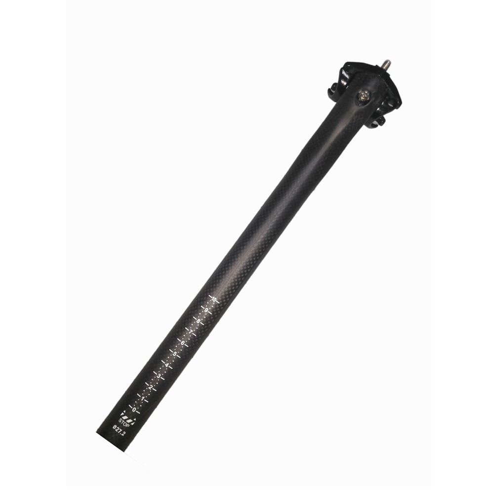 Carbon Fiber Bike Seatpost Setback MTB Road 25.4/27.2/30.8/31.6mm