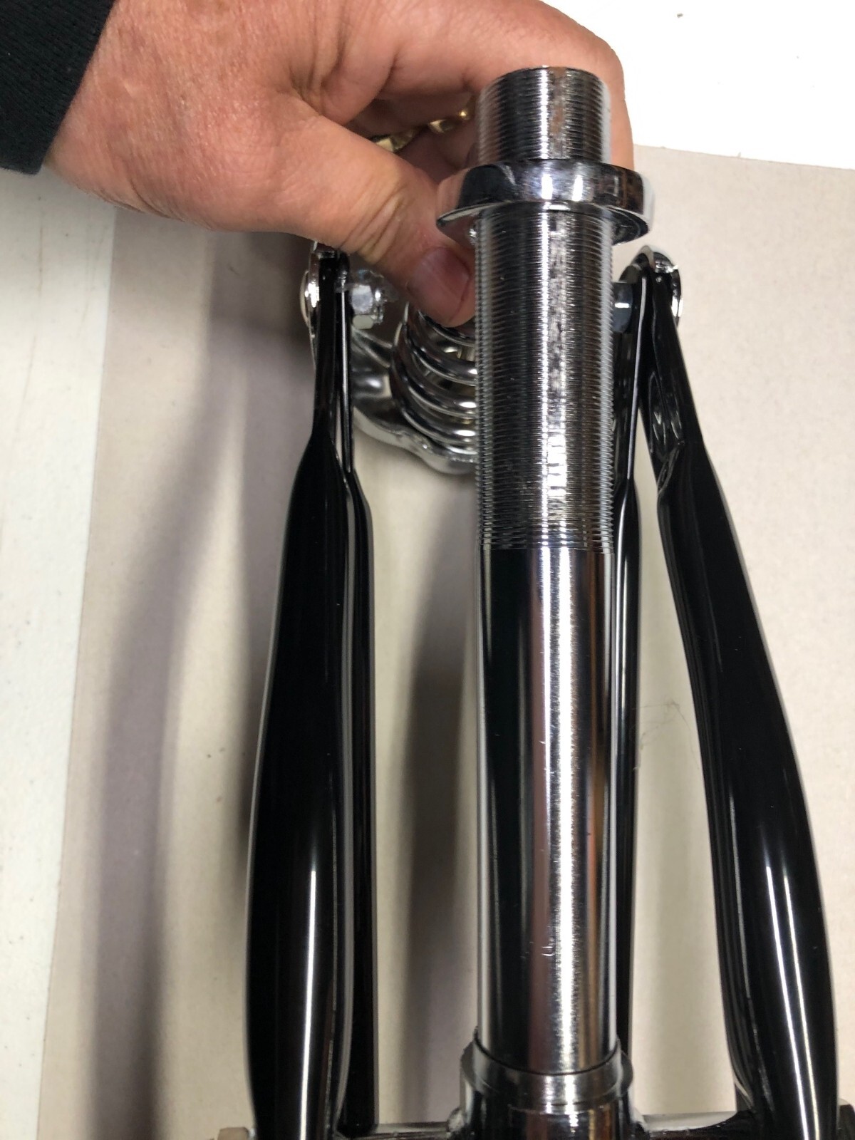 Springer Fork BICYCLE Schwinn BLACK & CHROME EXCELLENT bike fork for 26″ bikes