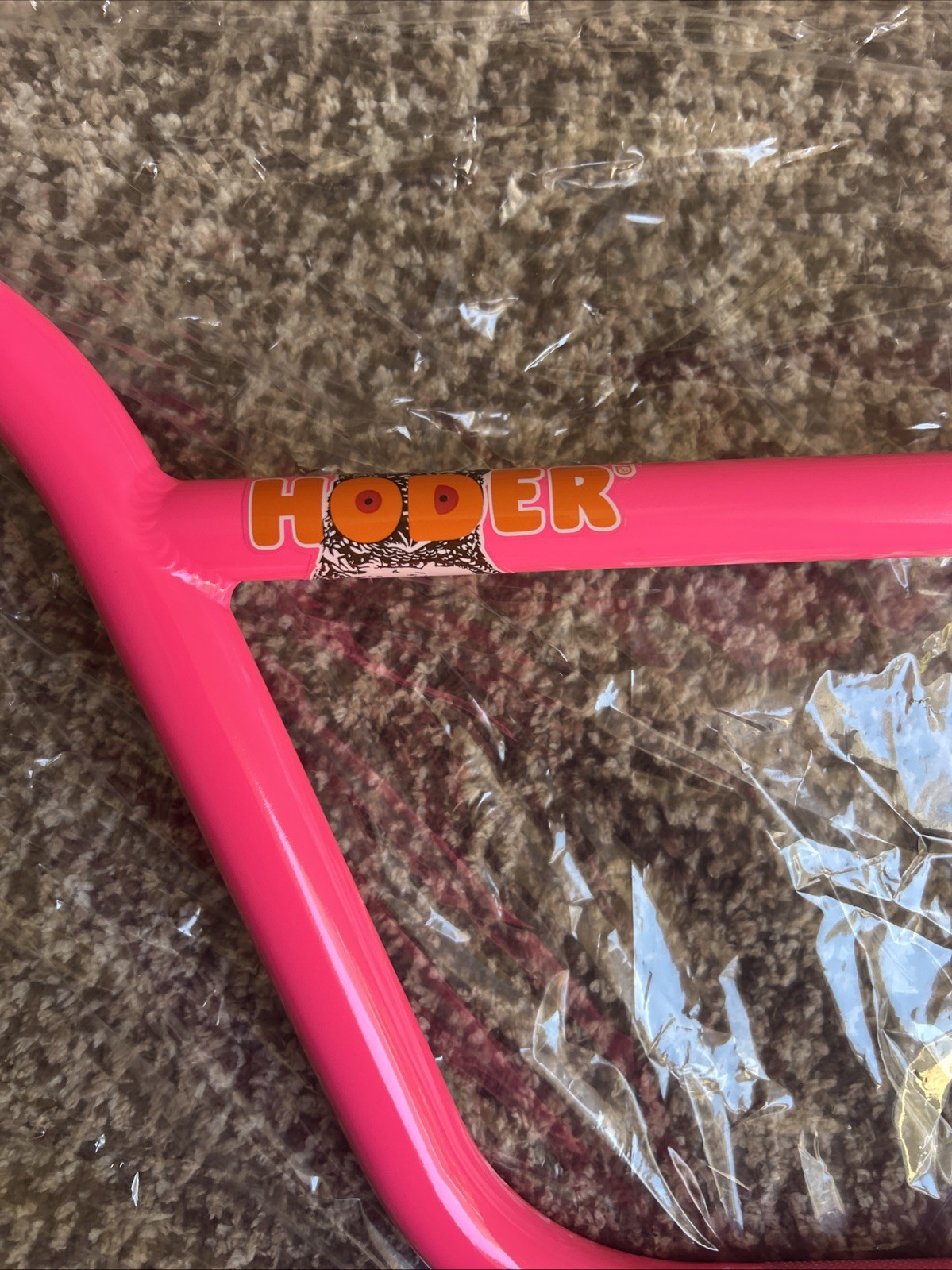 S&M Hoder High Bars (Mike Hoder) (Hot Pink) 9” BMX Bike Handlebar S&M Bikes