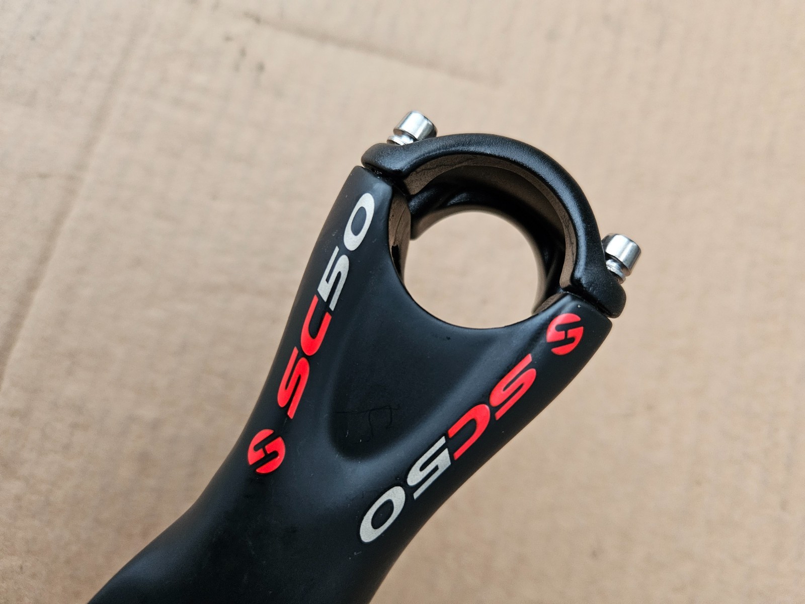 ToSeek SC50 Aluminum 1-1/8″ Threadless Stem 90mm x 31.8mm Clamp Black