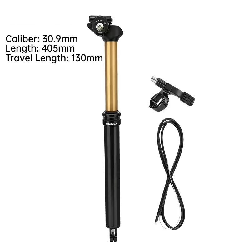 Bicycle Dropper Seatpost Internal Routing MTB Remote Control Hydraulic Lifting