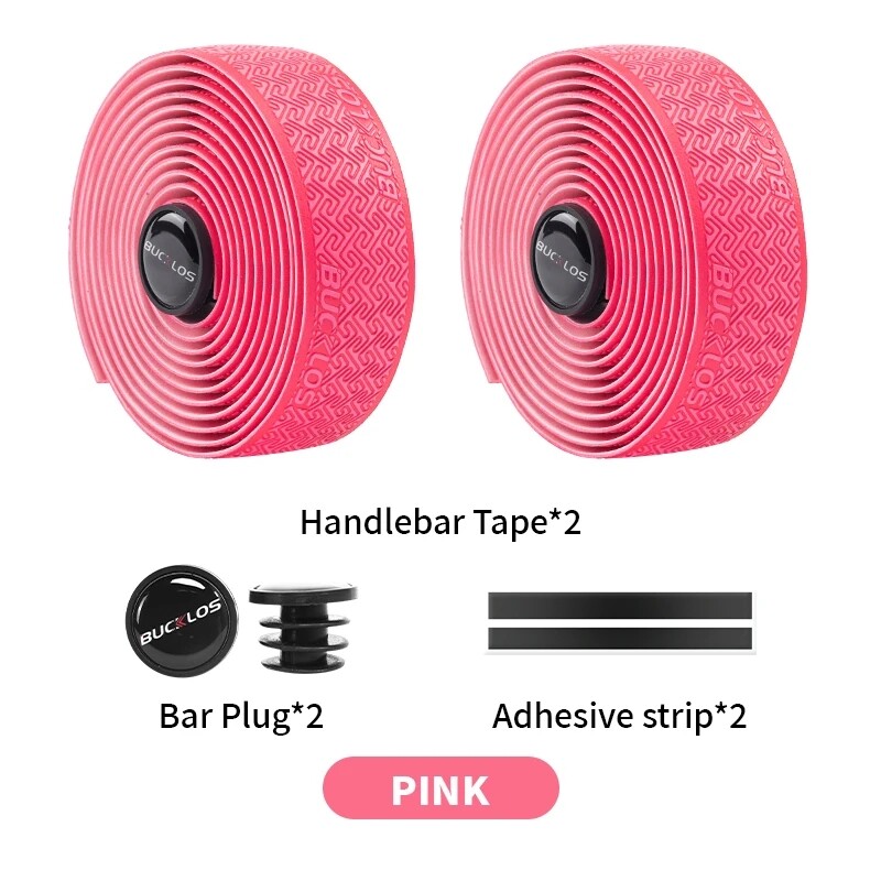 BUCKLOS Bike Handlebar Tape Road Bicycle Anti-slip PU EVA Shock Grip Wrap Tape​