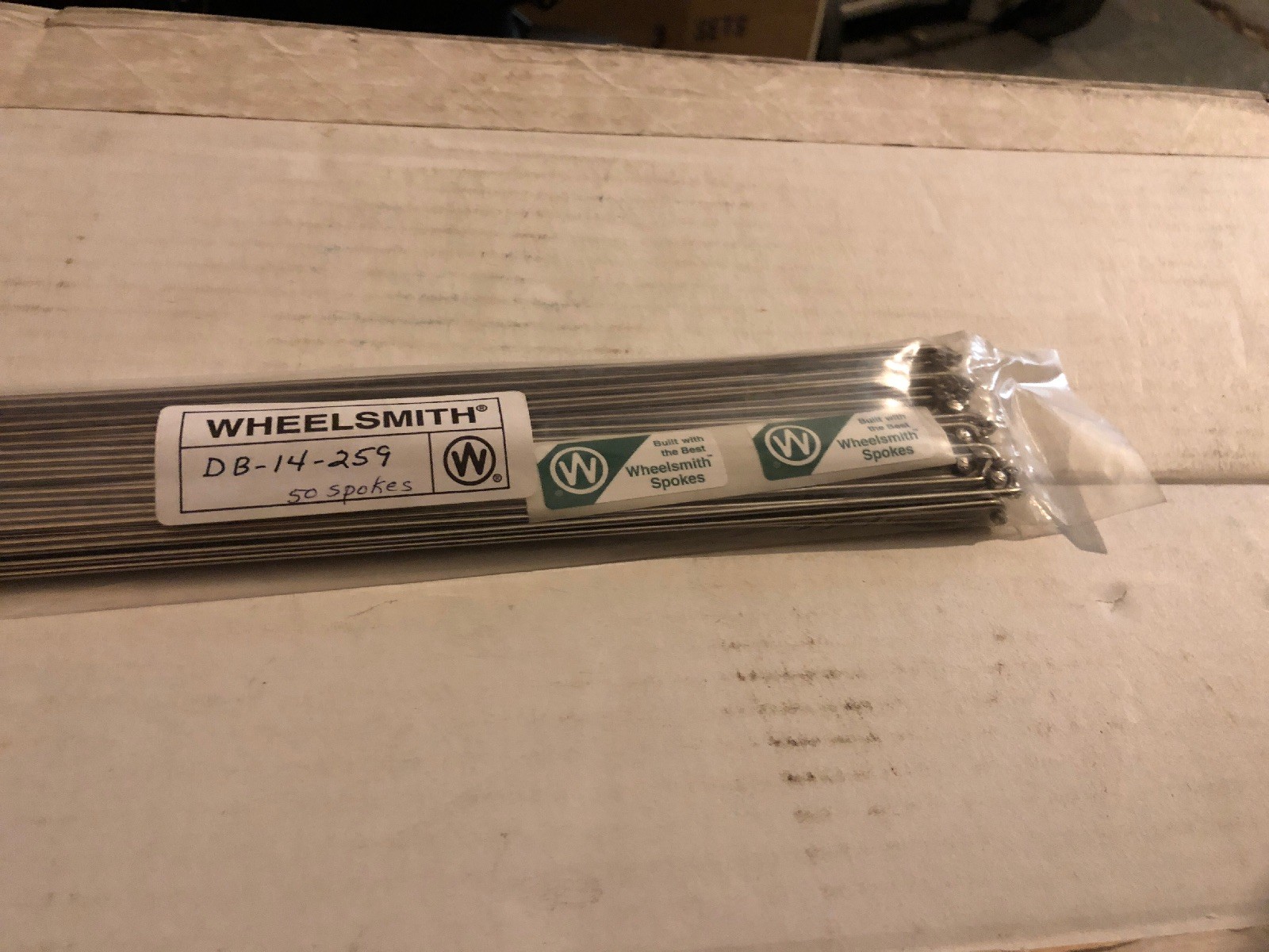 Wheelsmith DB-14-259mm Spokes Silver Bag of 50