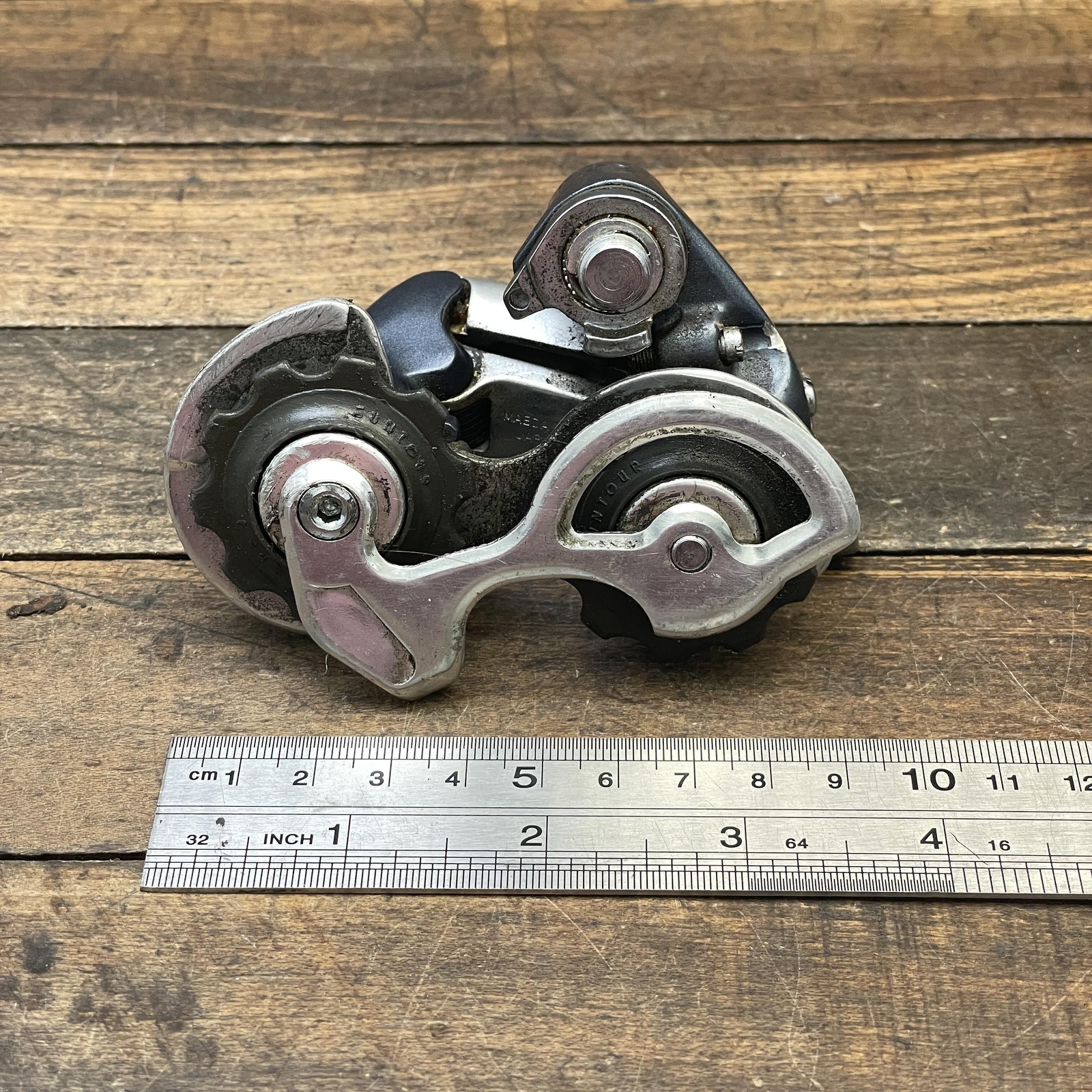 Vintage SunTour GPX Rear Derailleur Short Cage Hanger Silver Japan Road 220g