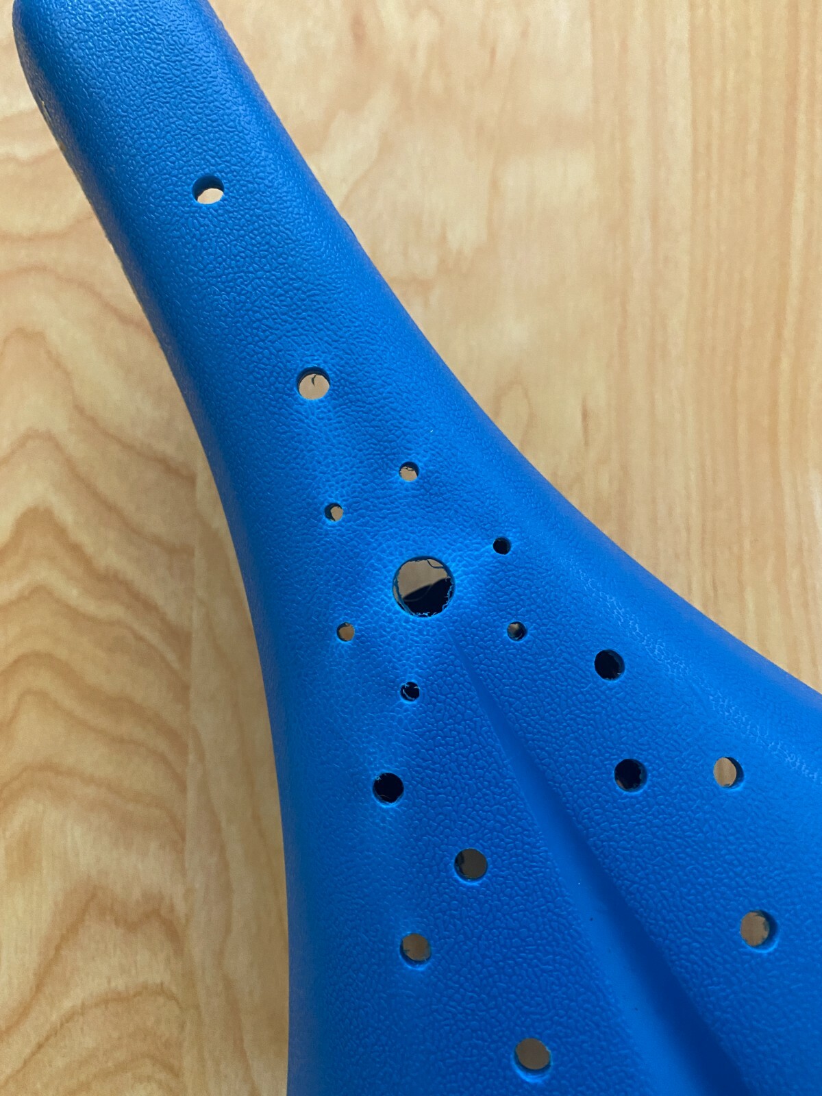 BLUE Viscount Dominator BMX Bicycle Seat- Old School Hard Shell saddle