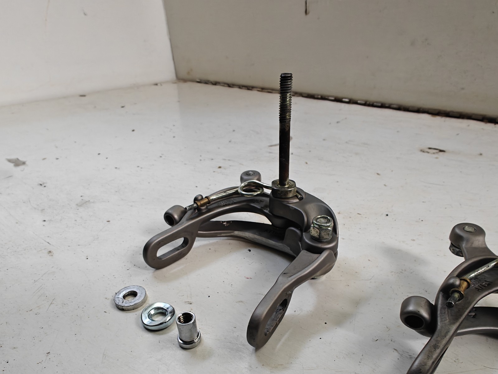 Brompton genuine caliper brake set pair gray front rear dual pivot OEM