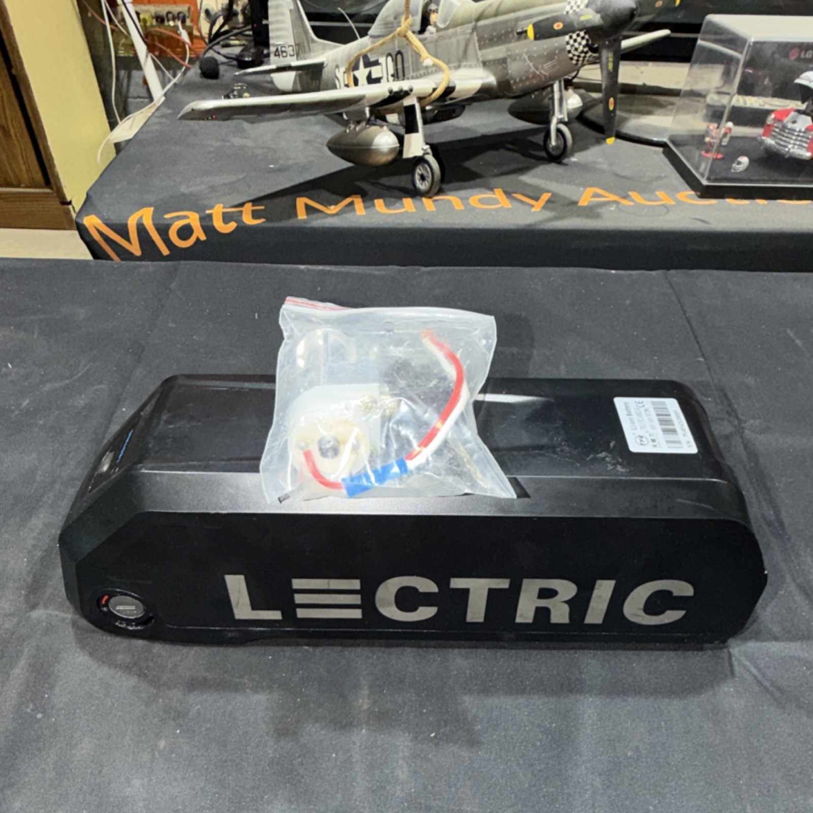 Lectric 48V Battery with Replacement Lock ignition for E-Bike Black~READ
