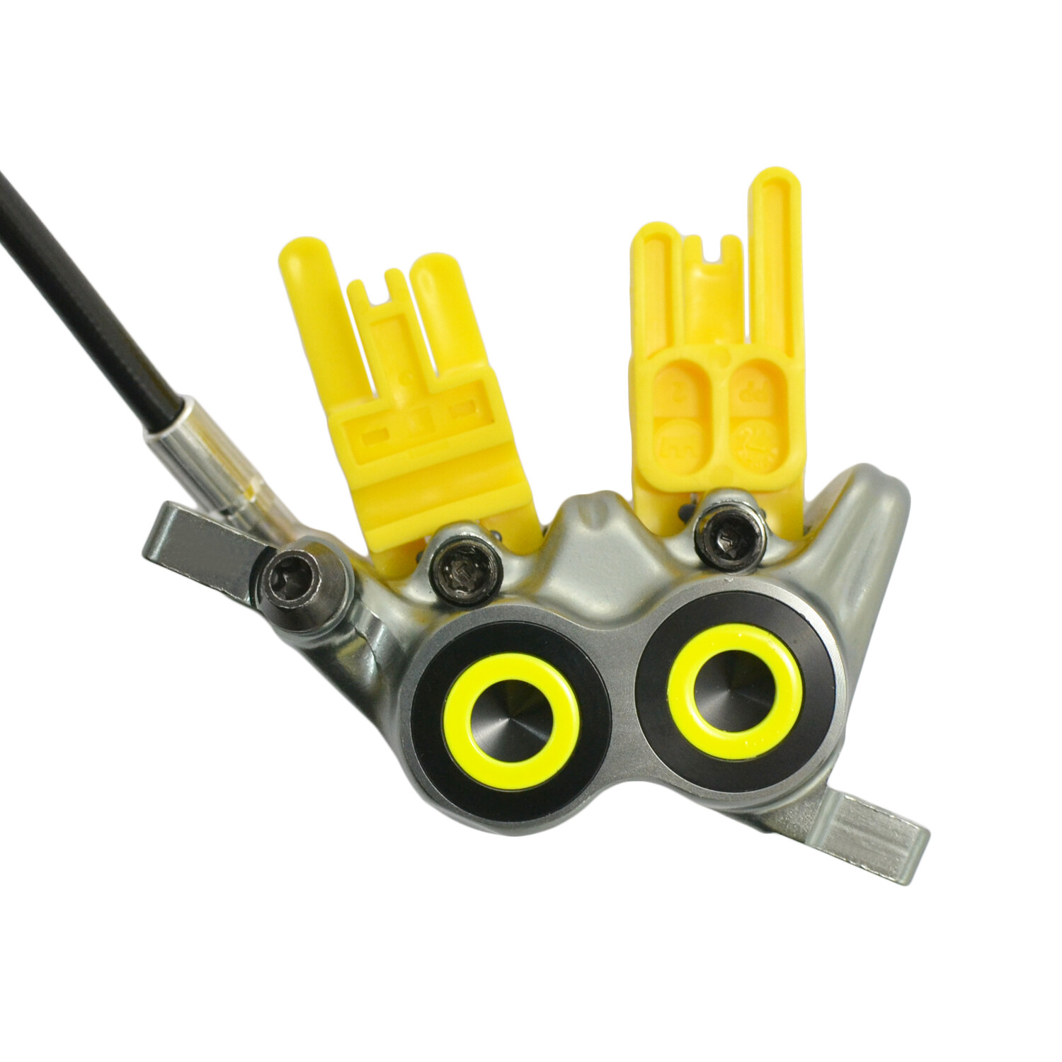 Magura MT7 Pro 4-Piston Post Mount Hydraulic Disc Brake Set w/ 203mm Rotor (F+R)
