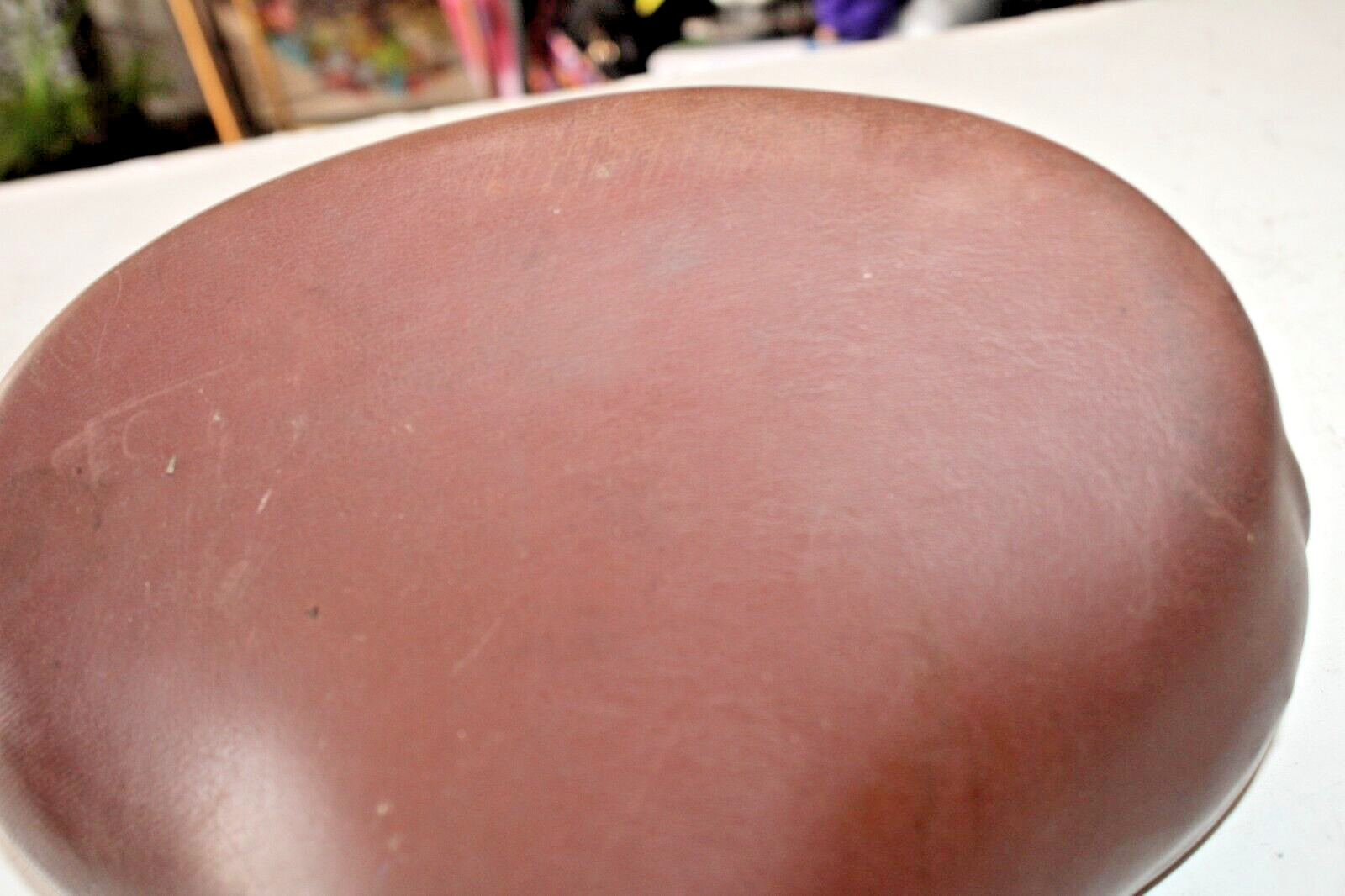 Vintage Ridashiye Bike Saddle 260/240mm Brown 638g Comfort Hybrid Fast Shipper