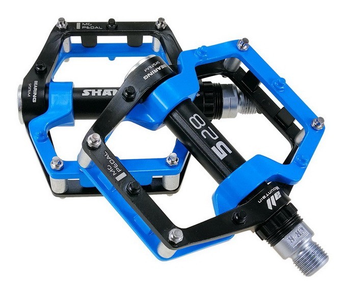 Magnesium Road MTB Mountain Bike XC Bicycle Pedal Bearings Flat platform Pedals