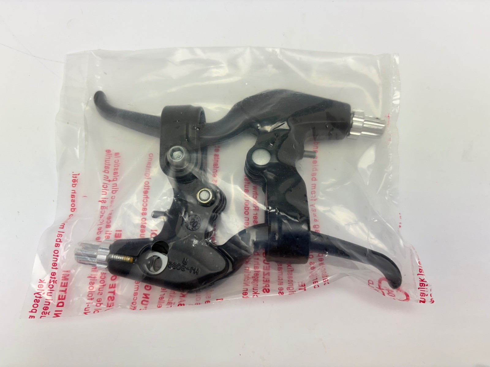 New Pair of Bicycle V-Brake Brake Levers Black Alloy Left and Right