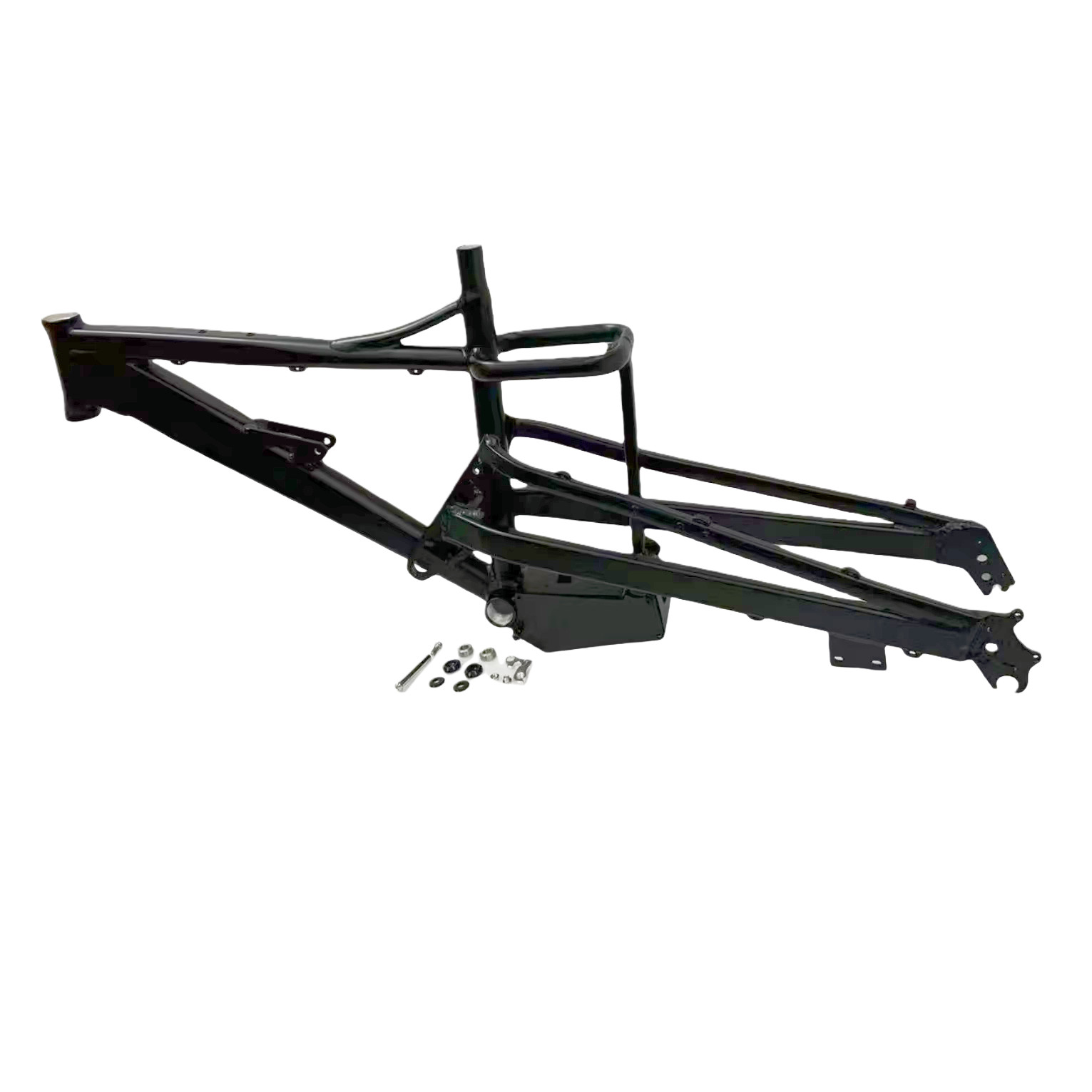 Frame for Mustang bikes with suspension suitable 26×4.0″ fatbike dropout 175mm