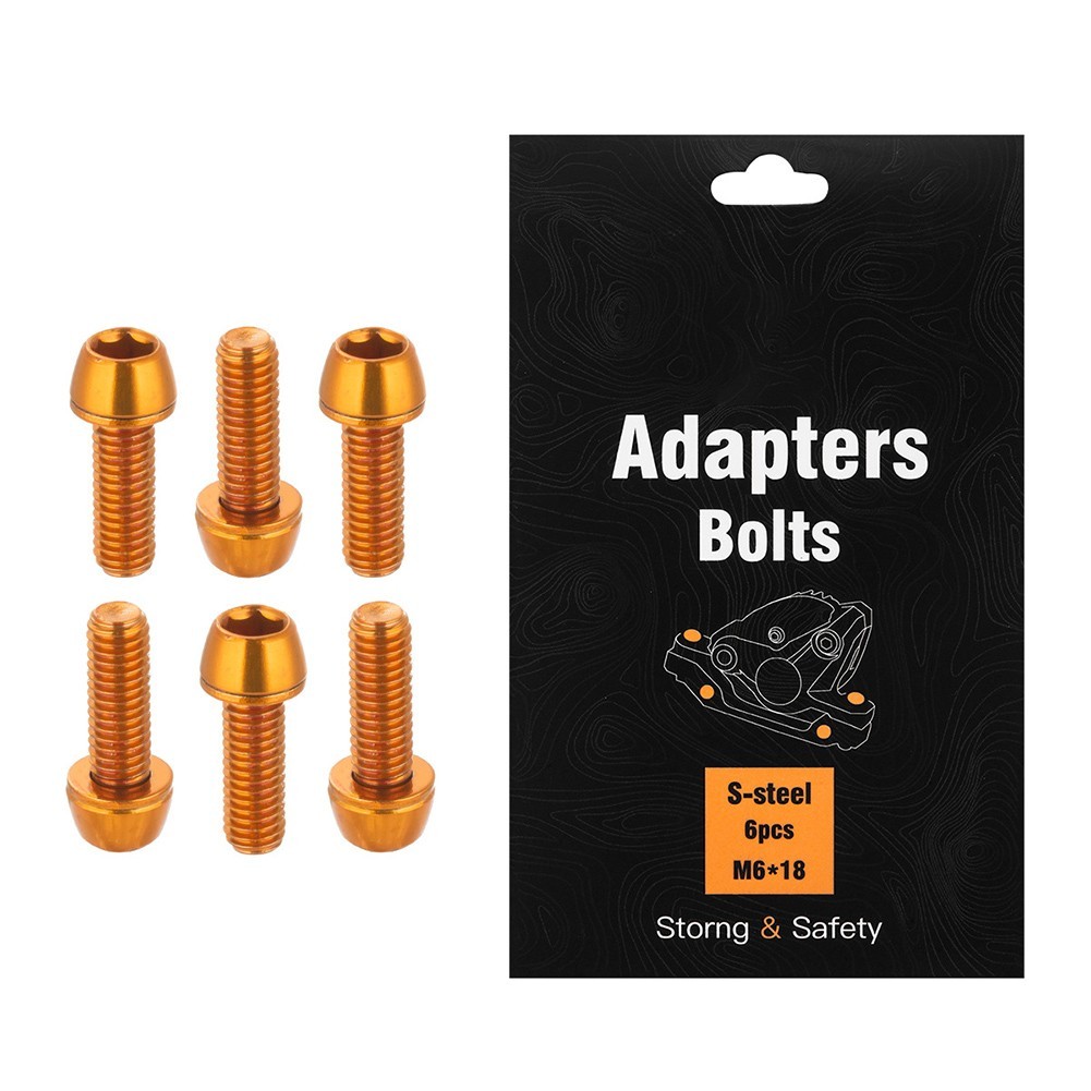 Disc Brake Screws MTB Bike Screws 15x9x1cm 6PCS/Boxed Bicycle Accessories