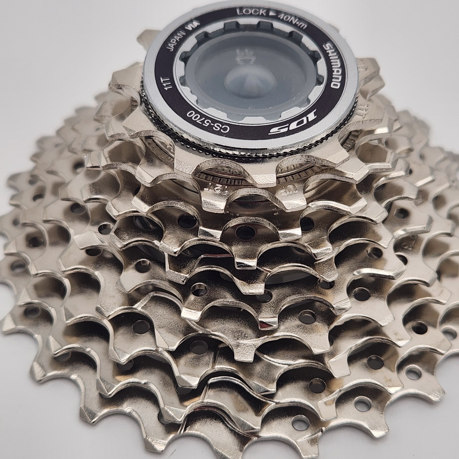 Shimano 105 10-speed Cassette CS-5700 Silver 11-25T OPEN PACKAGE