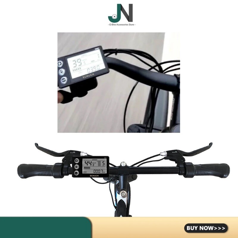 S866 LCD Display with 5 Pin Waterproof Female Connector for E-Scooter E-bike