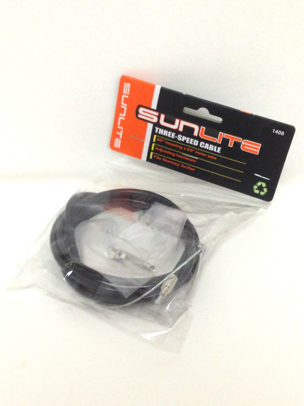 Sunlite 3-Speed Cable Kit for Sturmey Archer Internal Hubs 60″ x 6.5″ Length