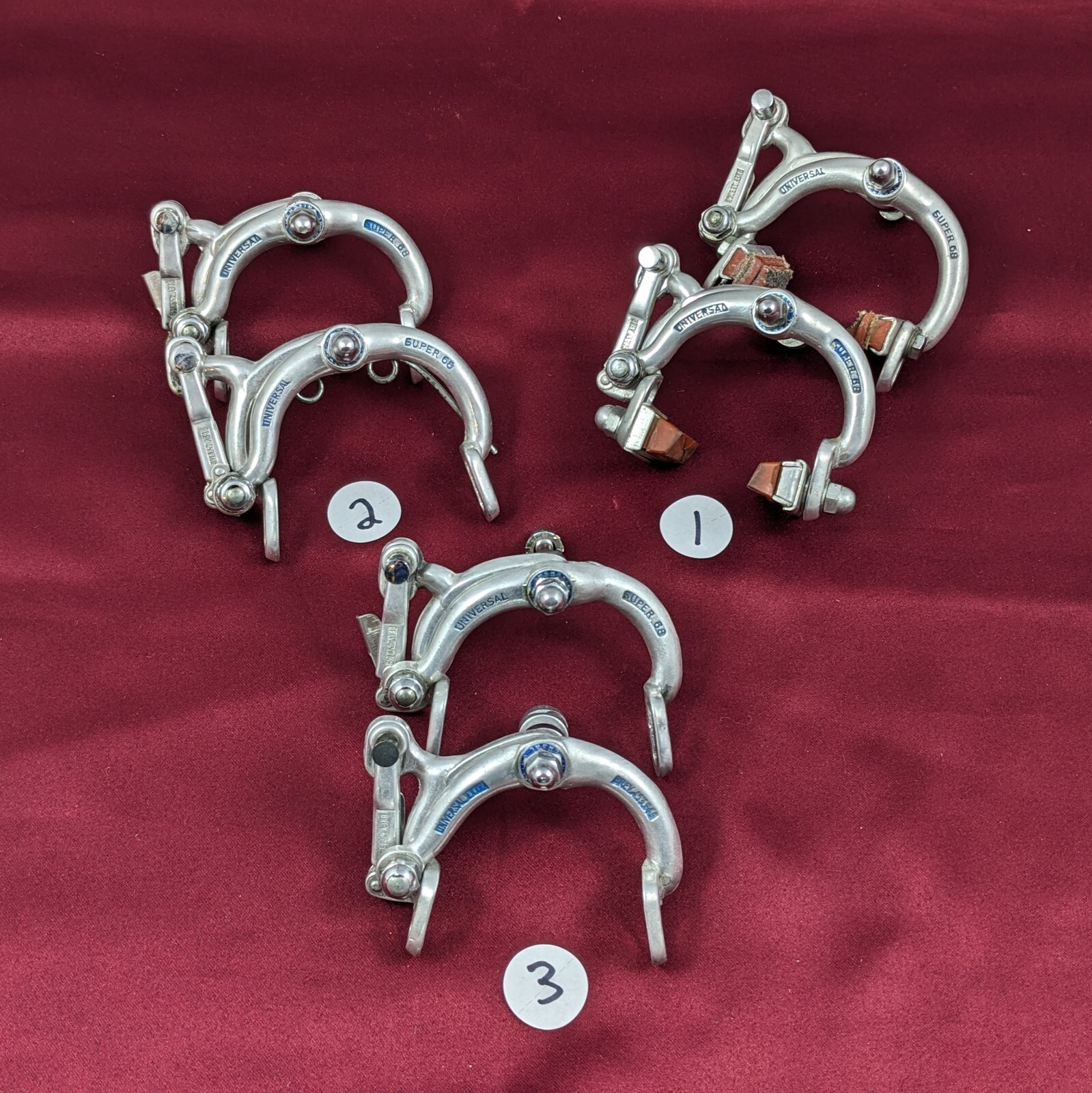 Universal Super 68 Caliper Brakes Front & Rear Set B27 OPTIONS