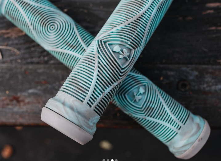 SUBROSA GENETIC BMX BIKE GRIPS + BAR ENDS GT HARO CULT RANT SHADOW TEAL DRIP NEW