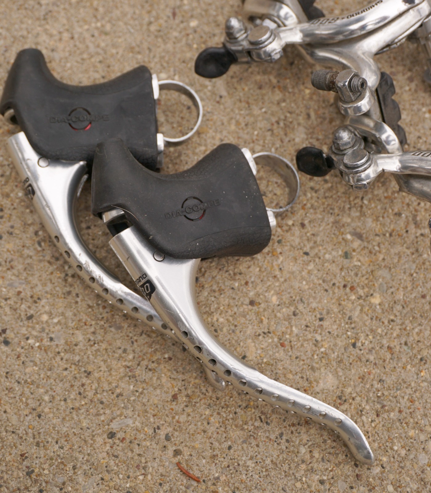 Shimano 600 Arabesque Brake Set Levers Caliper Road Bike Drop Bar Eroica 600EX