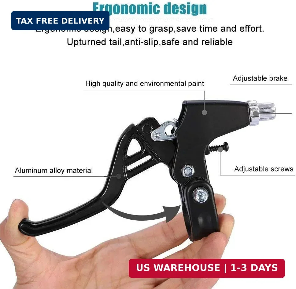 Durable Aluminium Alloy Bike Brake Lever – Universal 2.2cm Fit for All Bicycles