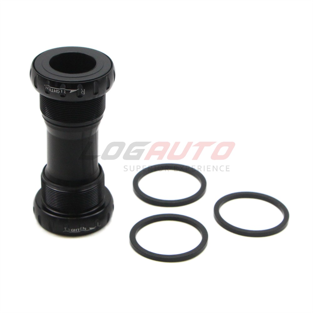 68mm / 73mm Bike Bottom Bracket Threaded MTB Road Hollowtech Bearing W/ 3 Spacer
