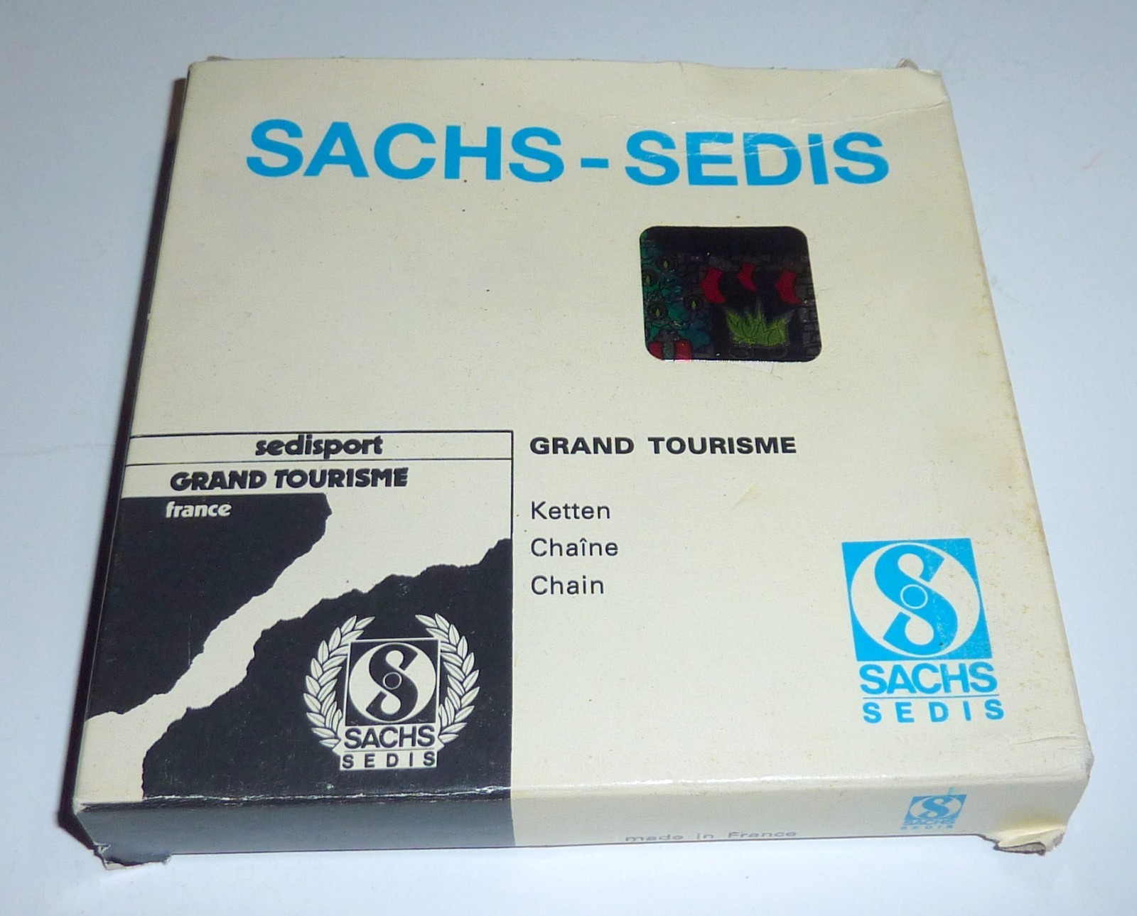 Vintage Sachs Sedis GT7 Bicycle Chain NOS 116 Links 1/2 x 3/32 Made in France