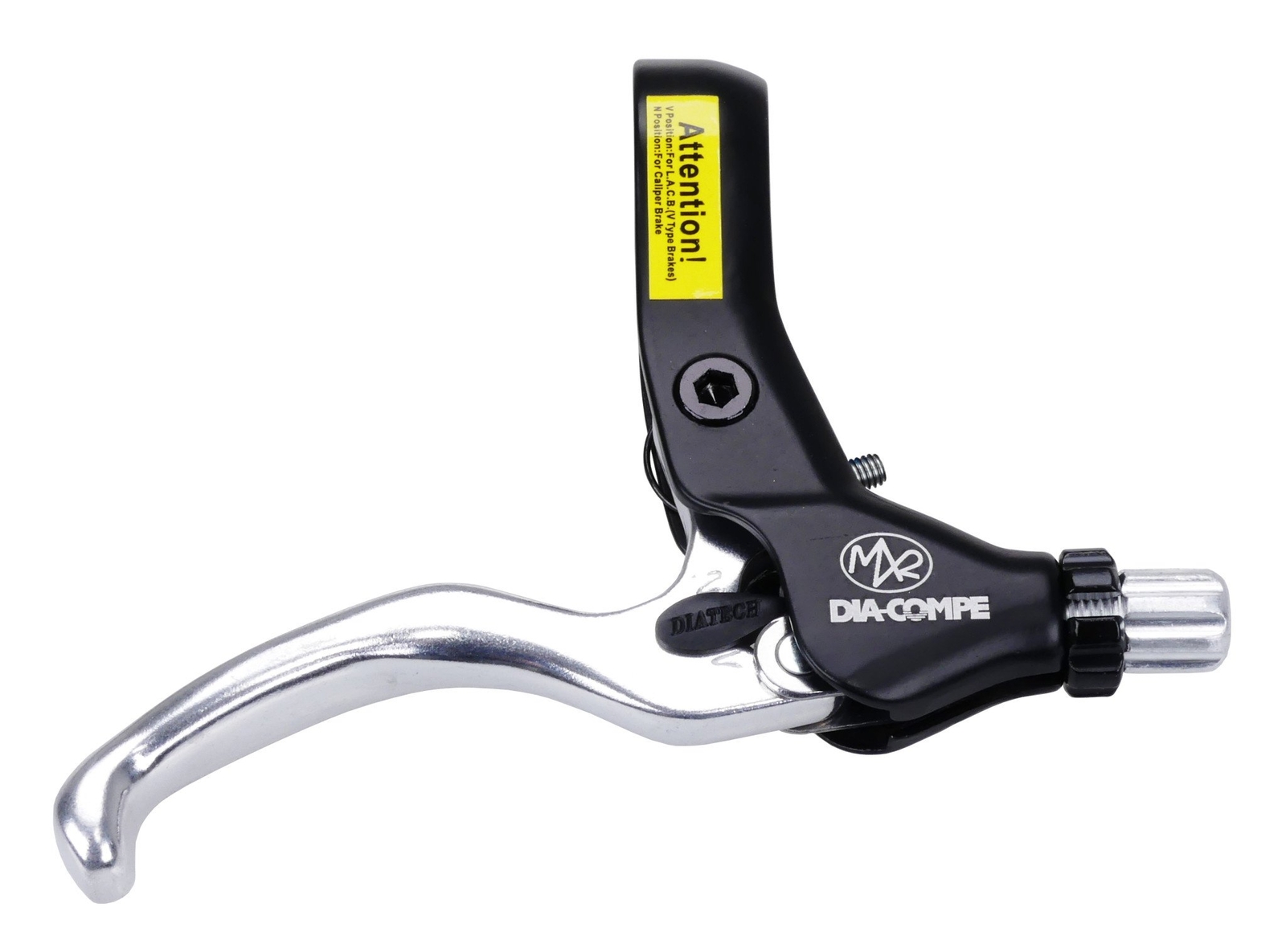 Dia-Compe MX2 bicycle BMX RIGHT HAND brake lever – BLACK SILVER
