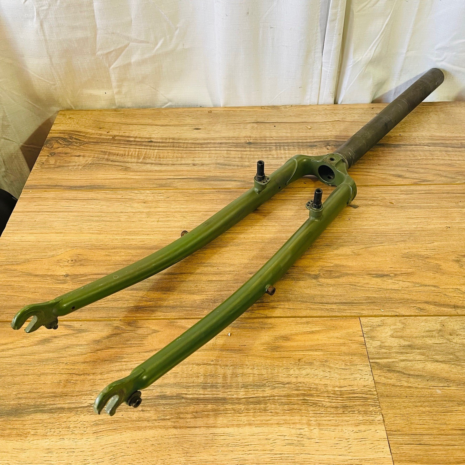 Lugged Crown 700C Steel Cantilever Fork 100mm QR Canti 1 1/8 Threadless 268mm