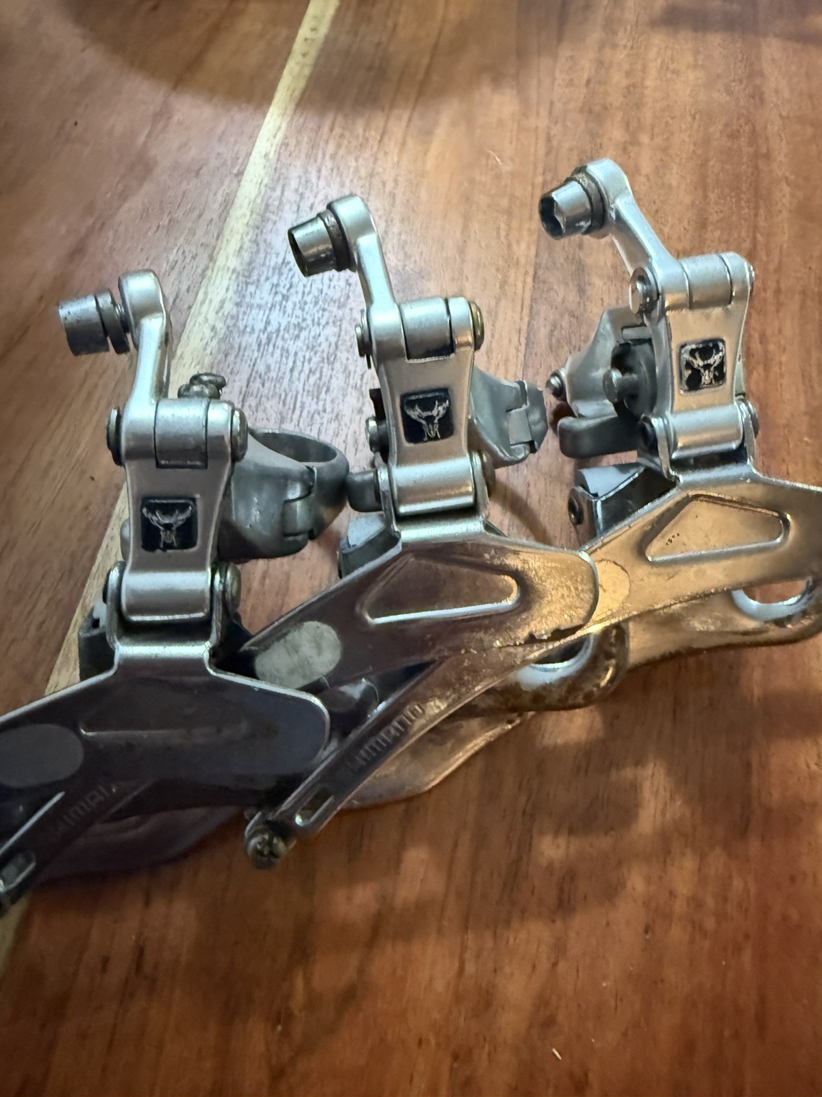 Shimano Deerhead Triple Front Derailleur 28.6mm Clamp Bottom Pull FD-M700