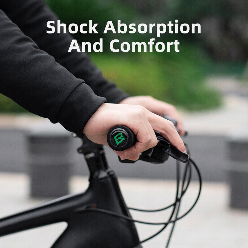 Bicycle Handlebar Grips Soft Silicone Sponge Cycling MTB BMX Road Bike ROCKBROS