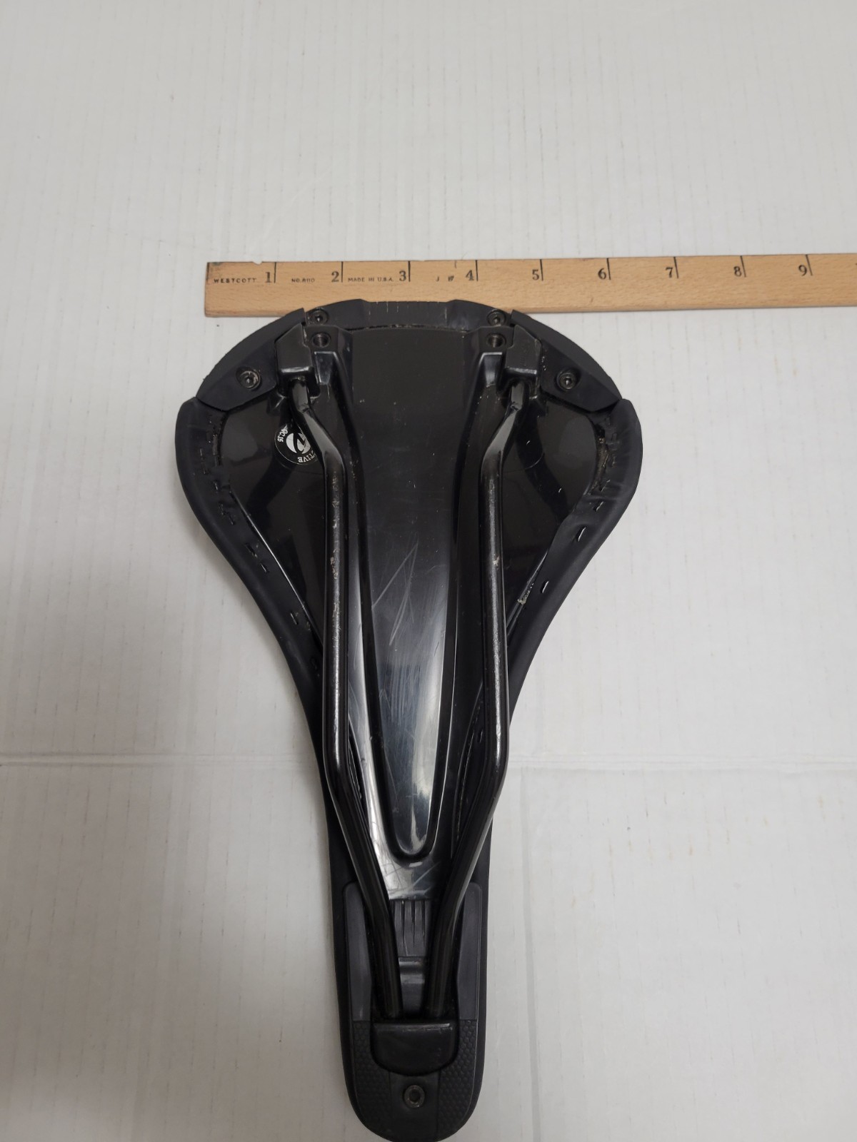 Specialized Saddle/Seat w/ Rails, Black, Steel, 7×7 mm, Universal