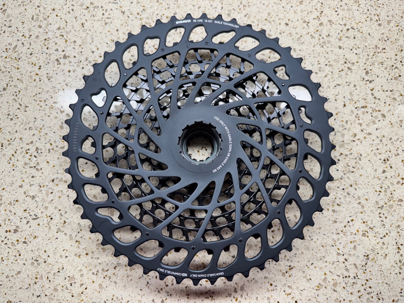SRAM X01 Eagle XG-1295 MTB Cassette 12 Speed 10-52T Black For XD Driver Body