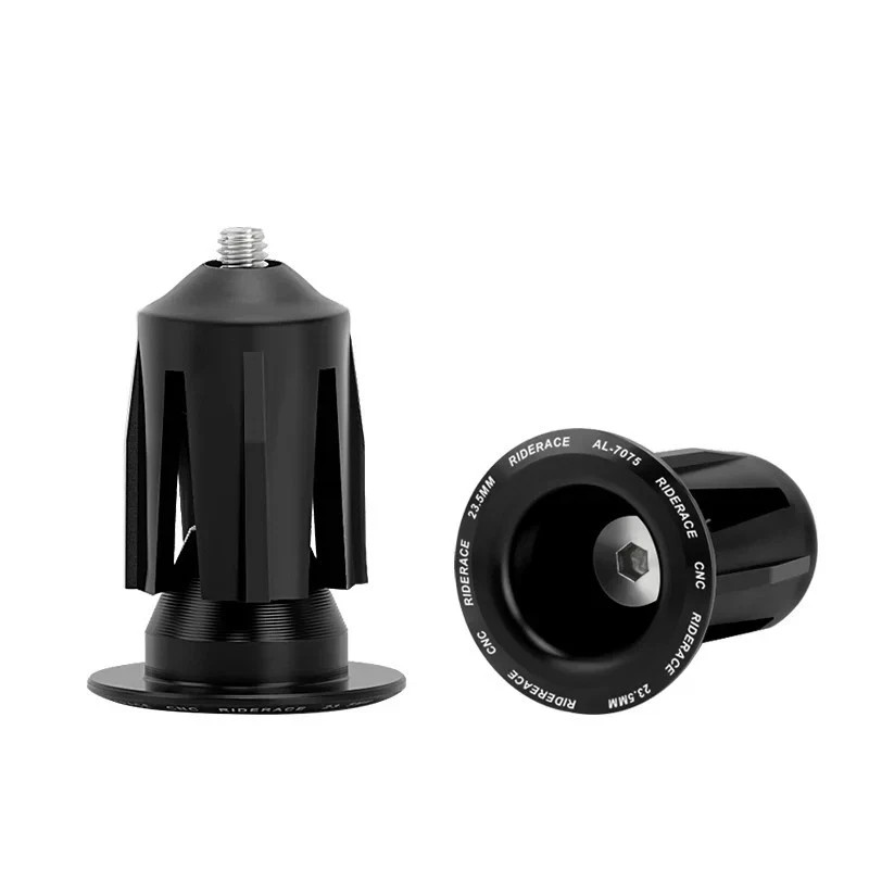 1 Pair Bike Handlebar End Plugs Aluminum Alloy Bar End Caps MTB Road Bicycle